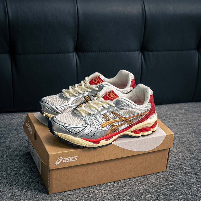 核心私 asics T Gel- Kayano 14 亚瑟士户外风低帮休闲运动跑步鞋 货号 1203A692-100 尺码 36 37 37.5 38 38.5