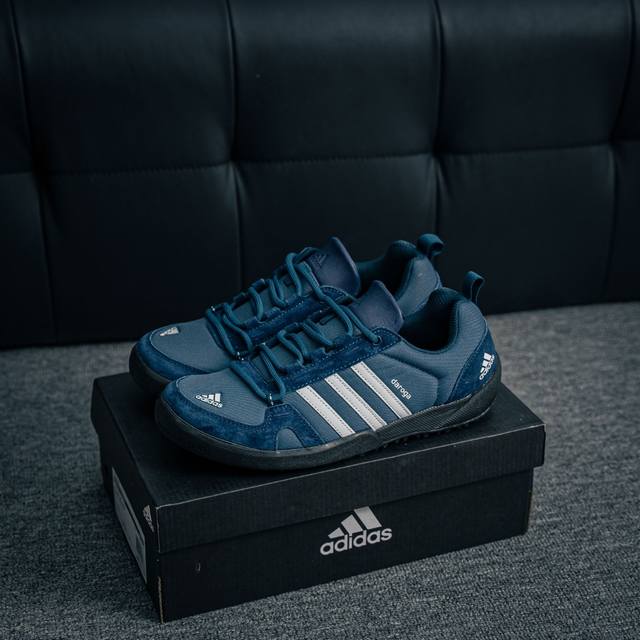 核心私 阿迪达斯Adidas Daroga Canvas 三叶草涉水鞋户外鞋溯溪鞋速干洞洞鞋夏季网面透气沙滩鞋 货号 Q34640 尺码 39 40 40.5
