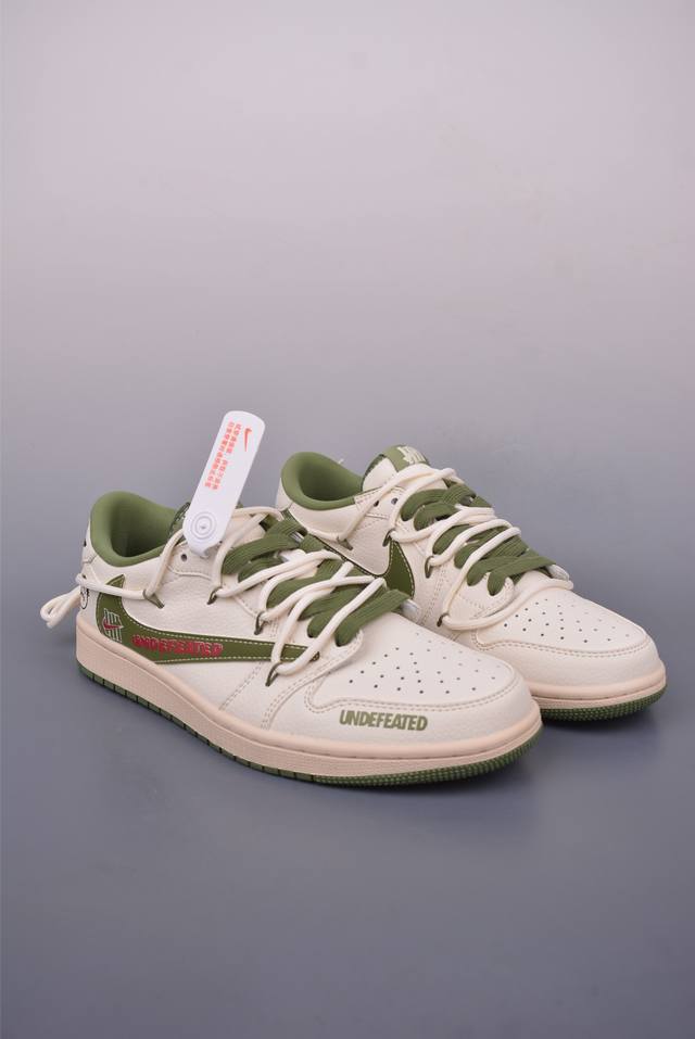 nike Jordan Air Jordan 1 Un联名 绑带解构 纯原大厂出品 极力推荐 定制鞋盒 大厂纯原品质出货 超高清洁度 皮料切割干净无任何毛边 细
