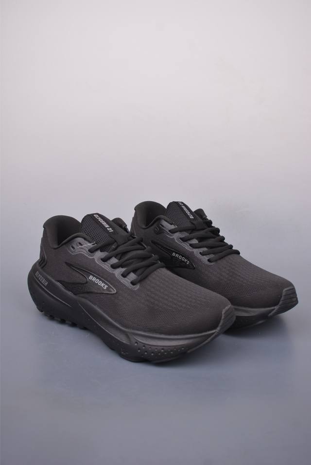 brooks 布鲁克斯 Glycerin 21 超弹轻盈跑步鞋 实拍首发 低帮透气缓震支撑休闲运动慢跑鞋 采用改进工程空气网眼组合热熔工艺 鞋面材质搭载Dna