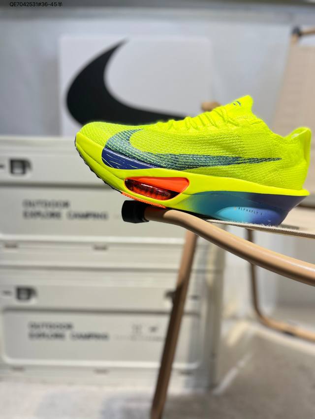nk Air Zoom Alphafly 3 阿尔法飞行3代系列马拉松轻量竞速运动跑鞋 #男鞋真标半码制#原楦原纸版数据开发 #采用全新Atomknit 3.0