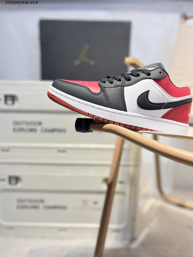 头层皮福利特价公司级头层皮# 乔丹Air Jordan 1 Low Aj1低帮系列篮球鞋 官方同步配色 原装级产物 #拒绝公底 立体鞋型 细节完美 高清洁度55