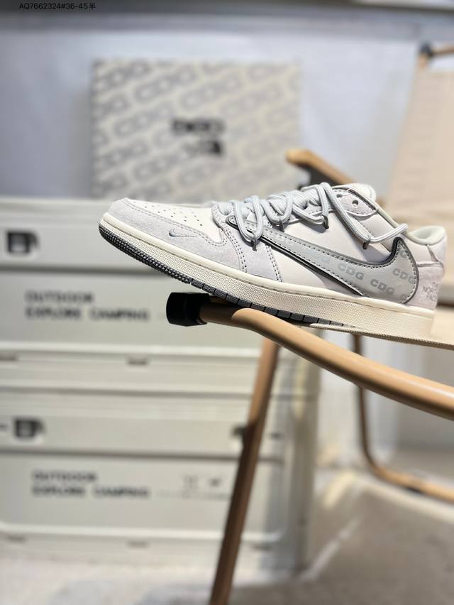 公司级头层皮北面 X乔丹Air Jordan 1 Low Aj1低帮系列篮球鞋 官方同步配色 原装级产物 #拒绝公底 立体鞋型 细节完美 高清洁度Sj0086