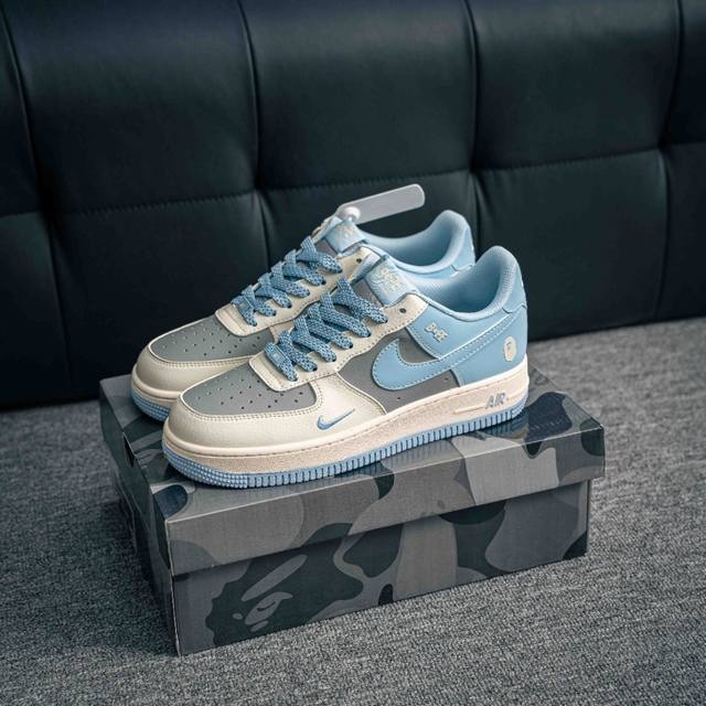 核心私 air Force 1 原装级别 原楦头原纸板 打造纯正空军版型专注外贸渠道 全掌内置蜂窝气垫 原盒配件 原厂中底钢印 拉帮完美 货号 Bb9599 2