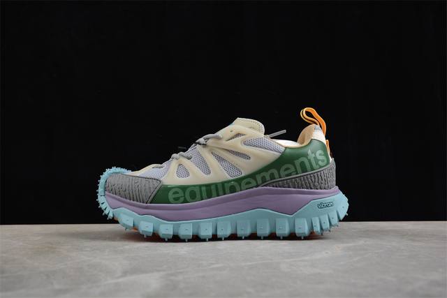 Moncler 盟可睐 蒙口 Trailgrip Gtx 抗撕裂材质 山地户外鞋 鞋身采用Cordura防撕裂尼龙 Gore-Tex防水材质 中底内置全掌碳板