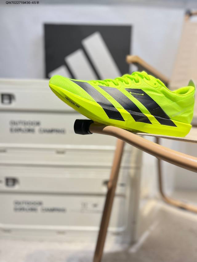 adidas Adizero Adios 9 M系列 低帮轻便透气竞速休闲运动慢跑鞋 算透气鞋面 超轻上脚 Ih5066 Qw7022719#36-45半