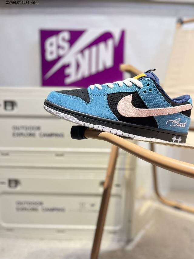 耐克Nike Dunk Low 板鞋Sb系列经典百搭休闲运动板鞋加厚鞋舌的填充 使舒适性大大提升 同时也更方便穿脱中底部分则加入了脚感柔软舒适Zoomair气垫