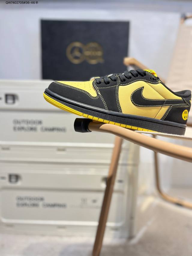 公司级头层皮乔丹Air Jordan 1 Low Aj1低帮系列篮球鞋 官方同步配色 原装级产物 #拒绝公底 立体鞋型 细节完美 高清洁度Ib8836 Qw74