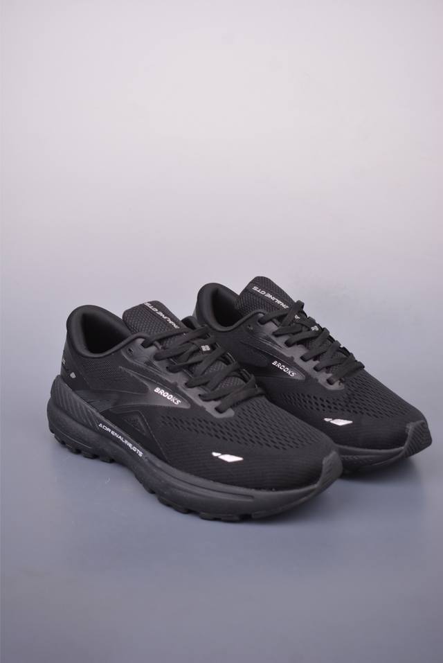 brooks 布鲁克斯 Glycerin 19 超弹轻盈跑步鞋 实拍首发 低帮透气缓震支撑休闲运动慢跑鞋 采用改进工程空气网眼组合热熔工艺 鞋面材质搭载Dna