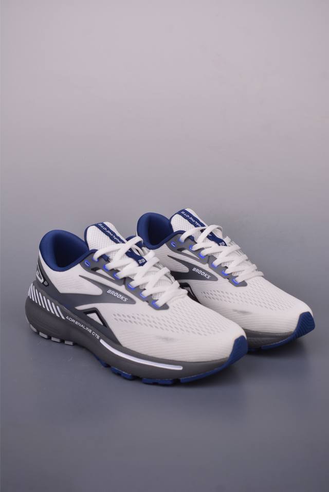 brooks 布鲁克斯 Glycerin 19 超弹轻盈跑步鞋 实拍首发 低帮透气缓震支撑休闲运动慢跑鞋 采用改进工程空气网眼组合热熔工艺 鞋面材质搭载Dna
