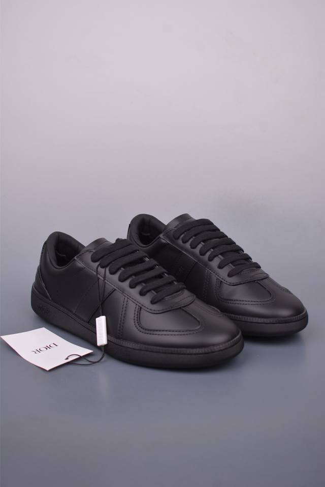 dior迪奥 B01 Matchpoint 圆头系带 迪奥德训鞋 广东大厂出品 顶级版本 标志着Dior经典款式的回归 以时尚优雅的廓形重新诠释 采用光滑皮革精