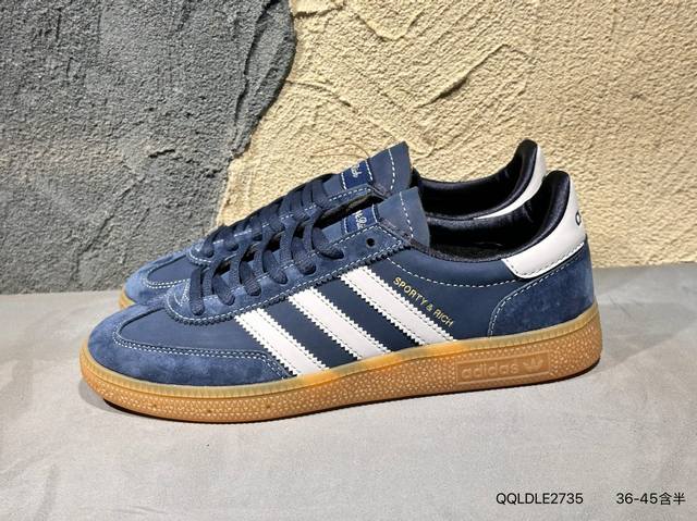 新品上市实拍 阿迪达斯 Adidas Sporty & Rich X Samba Og 阿迪达斯低帮德训板鞋 Ih8338 男女同款 经典复古运动鞋 灵感来自驾