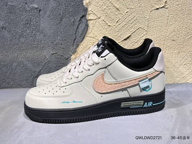 nike Air Force 1 Low 白灰边 原楦头原纸板 打造纯正空军版型 专注外贸渠道 全掌内置蜂窝气垫 原盒配件 原厂中底钢印 拉帮完美 货号 Dv0