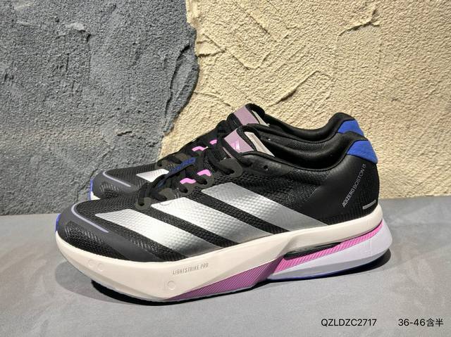 新品上市实拍 adidas Adizero Boston 13 Js4950 阿迪透气低帮跑步鞋 尺码 36 36.5 37 38 38.5 39 40 40.