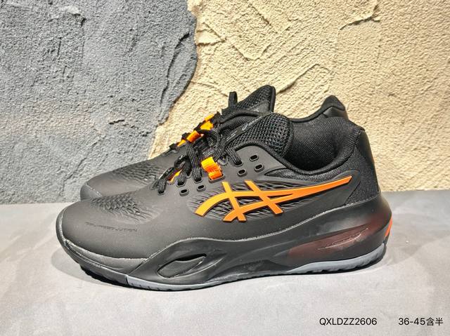 新品上市实拍 asics亚瑟士Gel-Resolution 10 男女子稳定R9 R10专业网球鞋 外观设计上 R10一改之前R8 R9的 扁长细 风格 变得更