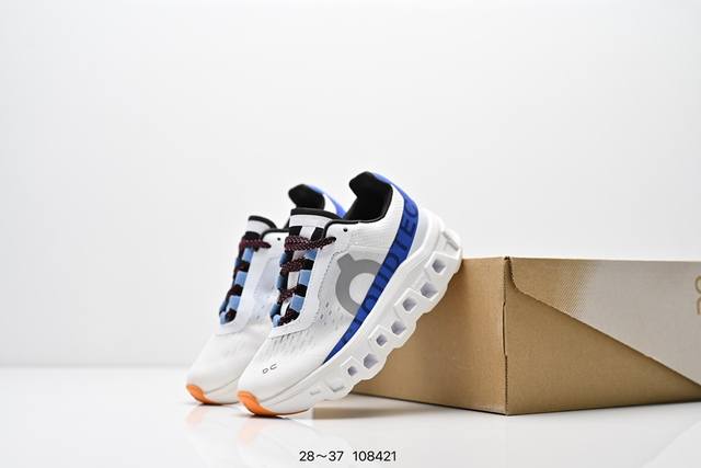 on昂跑Cloud X 童鞋28-37 舒适乐趣跑 缓震 轻量 on昂跑 Cloudsurfer上演中底 变形计 打破传统格局缔造柔软脚感