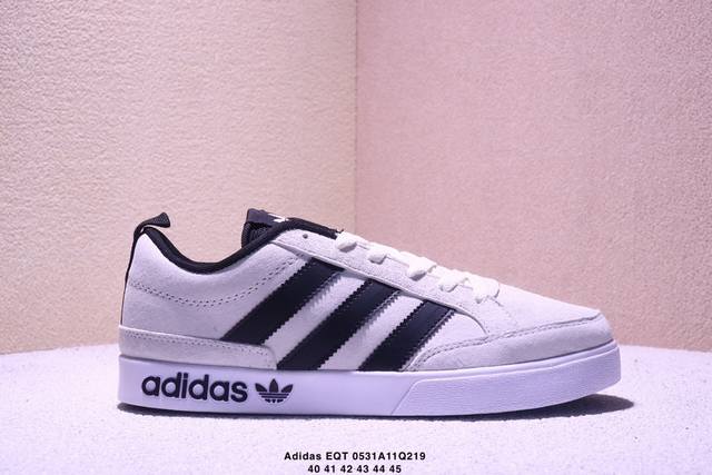 Adidas阿迪达斯Eqt低帮学院风舒适休闲运动板鞋 Xm0531Q219