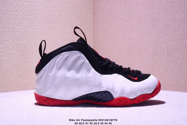 Nike 耐克 原楦型开发纸版，，耐克Nike Air Foamposite One Summit Nba球星安芬尼 哈达威签名喷泡一代中帮休闲运动文化篮球鞋