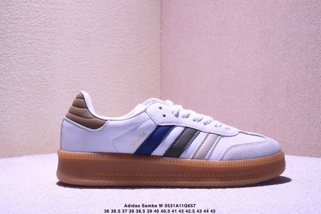 36-45半码 Adidas Originals Samba W 百搭单品 Adidas Originals Samba 诞生于上世纪 50 年代，最早从传奇的