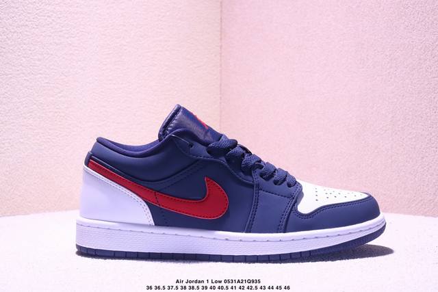 乔丹Air Jordan 1 Low Aj1 乔1低帮复古文化休闲运动篮球鞋 货号 Cz8454-400 Xm0531Q935