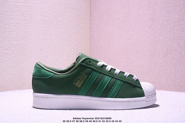 公司级贝壳头阿迪达斯Adidas三叶草 Originals Superstar 贝壳头系列低帮经典百搭休闲运动板鞋 Xm0531Q666
