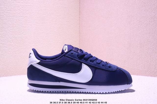 公司级Nike Classic Cortez 耐克经典轻便舒适男子阿甘鞋休闲跑步鞋运动鞋 纯粹而执着的精神 使得Cortez种在了一代人的心里 无论是否喜欢它复