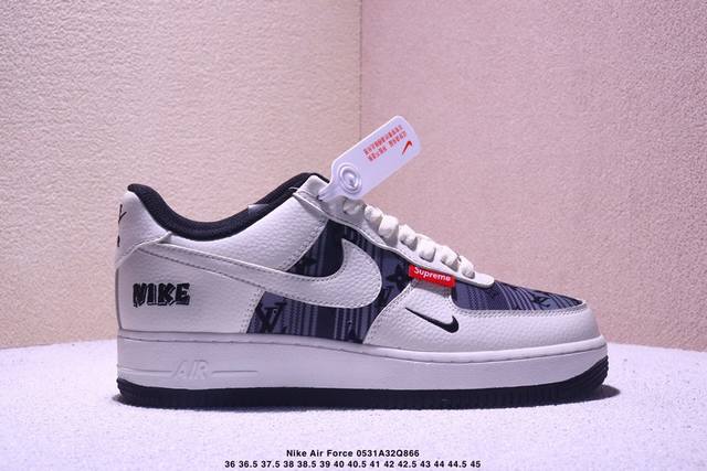 公司级Nike Air Force1 07 Low 定制空军 #原楦头原纸板 打造纯正空军版型 #专注外贸渠道 全掌内置蜂窝气垫 #原盒配件 原厂中底钢印、拉帮