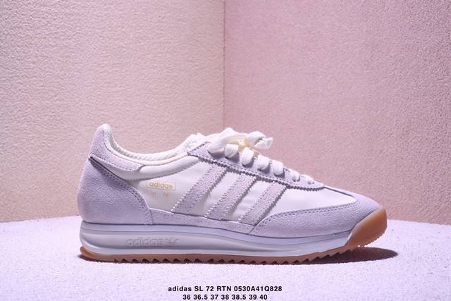 公司级Adidas Originals Sl 72 Rtn 复古单品 Adidas Originals Sl 72 Rs 防滑 低帮 生活体闲鞋 男女同款简约大