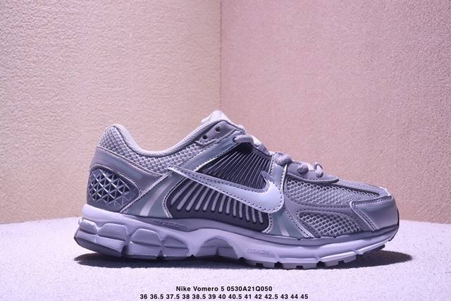 真标耐克Nike Zoom Vomero 5 马拉松复古跑五代休闲运动慢跑鞋 货号:Bv1358-002 码数:36 36.5 37.5 38 38.5 39