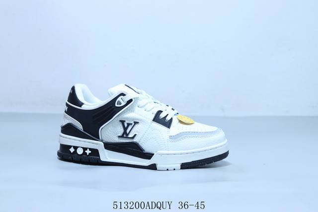 Lv路易威登Louis Vuitton Trainer Sneaker Low休闲运动文化百搭篮球板鞋 513200Adquy 36-45