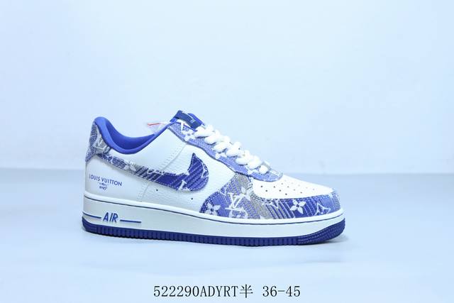 耐克 Nike Air Force 1 Af1耐克 低帮 空军一号休闲板鞋 货号 Sc9207-540 522 Adyrt半 36-45