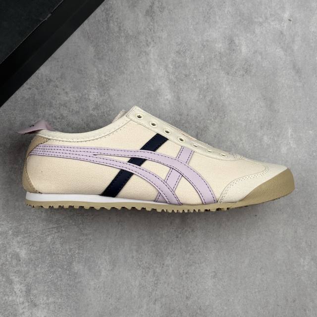 本地 核心私 公司级Onitsuka Tiger Mexico 66 阿斯克斯 鬼冢虎 低帮减震支撑低帮运动休闲鞋 这款鞋由皮革制成，具有鞋跟交叉加固设计，可提