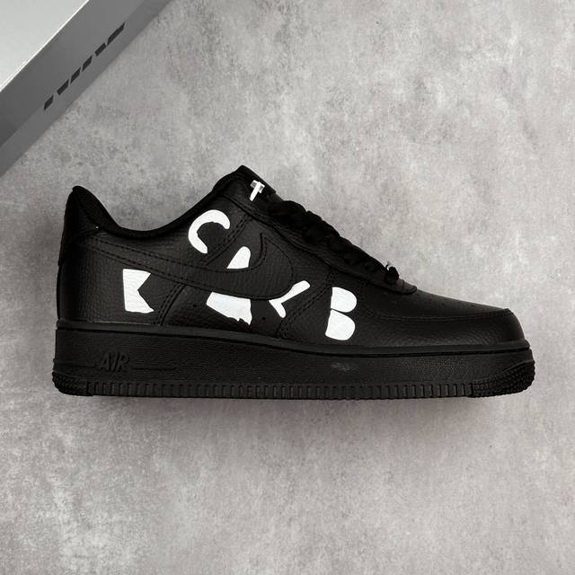本地 核心私 Comme Des Garcons ×Nike Air Force 1 Low Cdg联名 空军一号低帮休闲板鞋 #原鞋开发 原楦头原纸板 配件齐