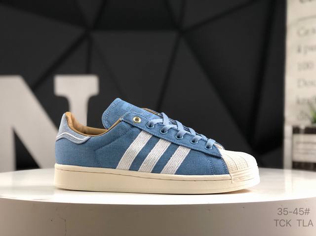 阿迪达斯 Adidas三叶草 Originals Superstar Ayoon 贝壳头系列低帮经典百搭休闲运动板鞋 货号：Jh5589 尺码：如图所示 Tck