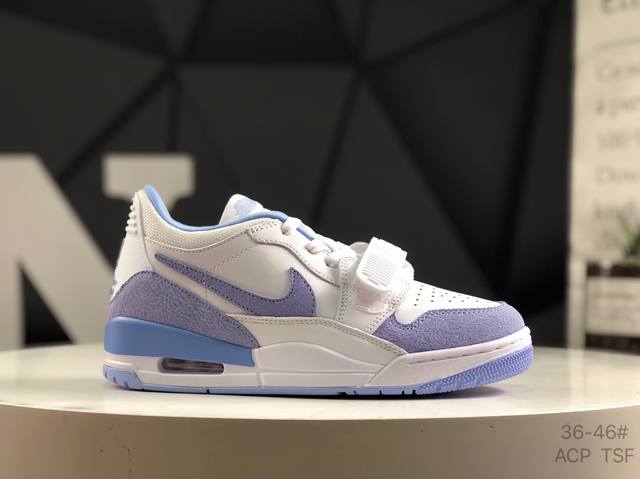 耐克 Air Jordan Legacy 312 乔丹篮球鞋系列 号称 “最强三合一” 的Jordan Legacy 312，自然有着杂交结合的设计，它的名字就