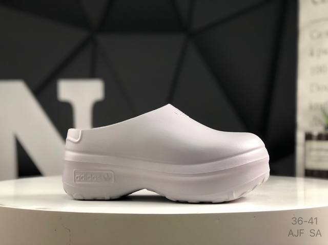 阿迪达斯 Ad Originals Adifom Stan Smith Mule 防滑耐磨轻便运动凉鞋穆勒厨师鞋 拖鞋 重金购入原鞋及原档案磨具生产指令开发 鞋