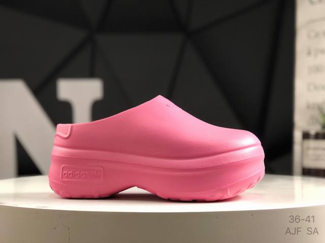 阿迪达斯 Ad Originals Adifom Stan Smith Mule 防滑耐磨轻便运动凉鞋穆勒厨师鞋 拖鞋 重金购入原鞋及原档案磨具生产指令开发 鞋