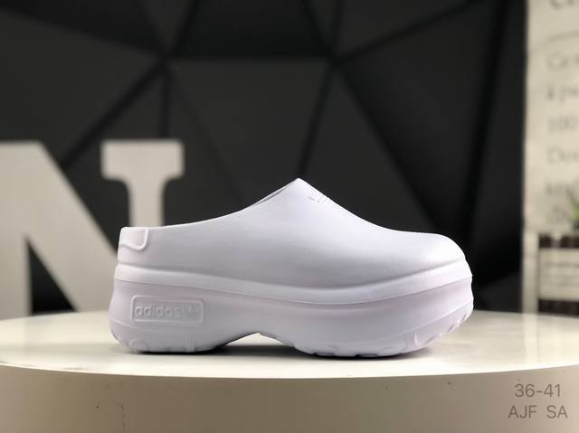 阿迪达斯 Ad Originals Adifom Stan Smith Mule 防滑耐磨轻便运动凉鞋穆勒厨师鞋 拖鞋 重金购入原鞋及原档案磨具生产指令开发 鞋