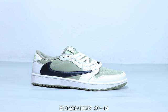 乔丹Air Jordan 1 Low Aj1 乔1低帮复古文化休闲运动篮球鞋倒勾 货号 Fz3124-200 610420Adowr 39-46