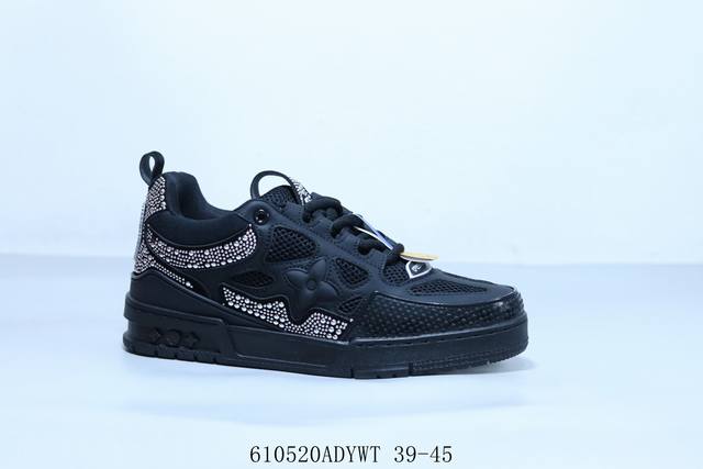 Lv路易威登Louis Vuitton Trainer Sneaker Low休闲运动文化百搭篮球鞋 610520Adywt 39-45