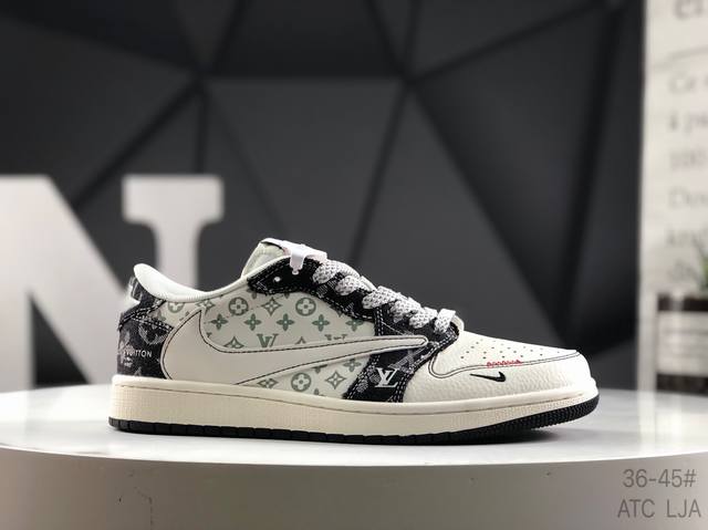 公司级带半码 耐克 Nike Air Jordan 1 Low Aj1 乔1 低帮潮流运动休闲板鞋。Aj1 低帮拼接 完美版型真头层牛皮# 内置缓震气垫 原鞋开