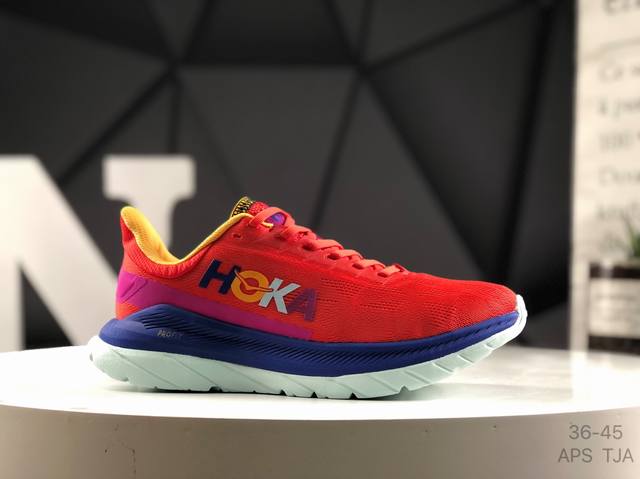 小红书推荐 Hoka W Mach 4 全新配色 这个品牌来自于新西兰的毛利语，Hoka表示大地，One One表示飞越，连起来就是飞越地平线，One One不