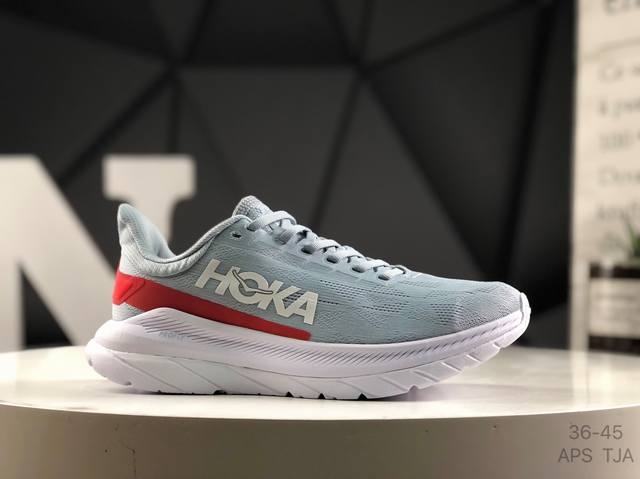 小红书推荐 Hoka W Mach 4 全新配色 这个品牌来自于新西兰的毛利语，Hoka表示大地，One One表示飞越，连起来就是飞越地平线，One One不
