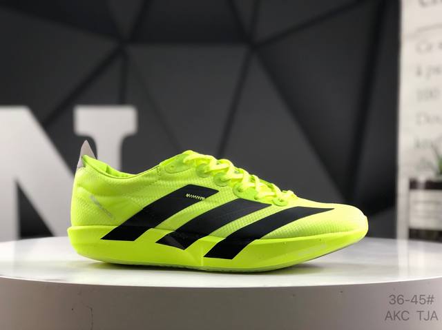 阿迪达斯 Didas Adios 9 M 阿迪超轻透气缓震跑鞋 #全新鞋款采用Lightweight Upper材料，让穿着者几乎能够体验到一种 裸足 的感觉