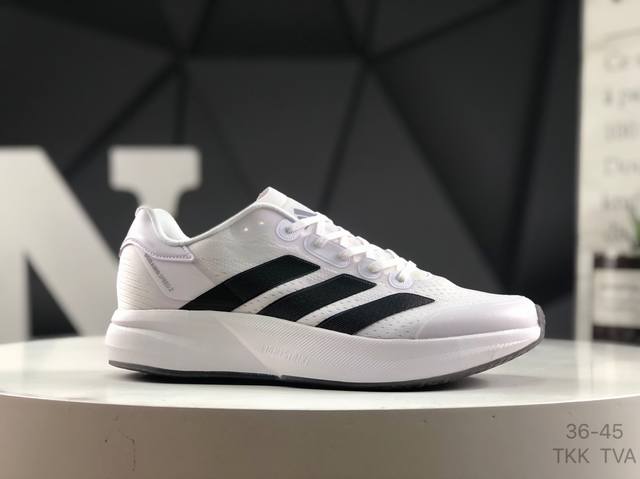 阿迪达斯 Adidas Adizero Duramo Speed 2 轻量跑鞋 货号：Ih8206 尺码：如图所示 Tkk Tva