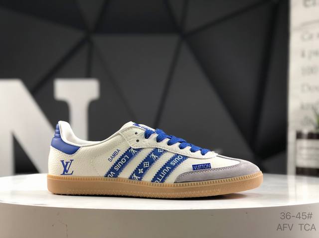 阿迪达斯 三叶草Rich X Adidas Originals Samba Handball Spezial 桑巴舞系列绅士德训足球风百搭低帮休闲运动板鞋 绿色