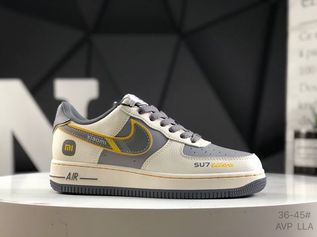 公司级带半码 耐克 Nike Air Force 1 Low 空军一号低帮运动休闲板鞋 小米 原楦头原纸板 打造纯正空军版型 专注外贸渠道 全掌内置蜂窝气垫 原