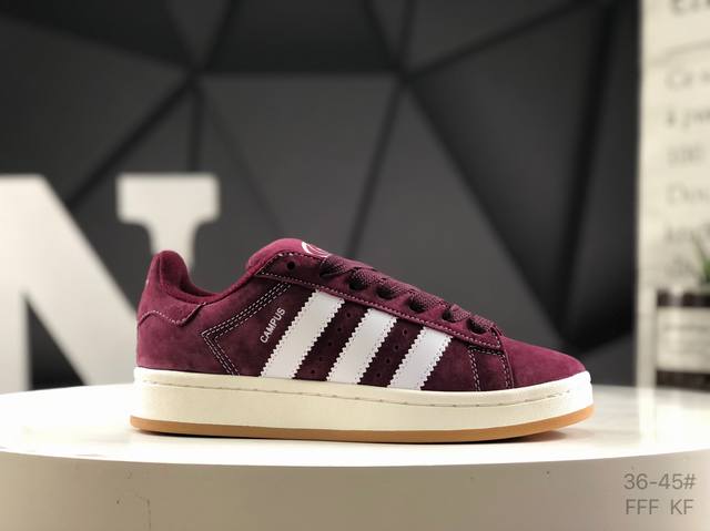 阿迪达斯 Adidas Originals Campus 00S 学院系列 面包风经典复古低帮百搭休闲运动板鞋 货号: Js2761 尺码: 如图所示 Kf