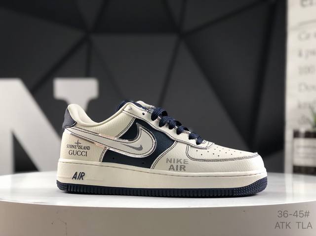 耐克 Nike Air Force 1 '07 Low 空军一号 低帮 运动鞋 休闲鞋 折边针车 工艺难度大 原楦头原纸板 原装鞋盒 定制五金配件 内置全掌气垫