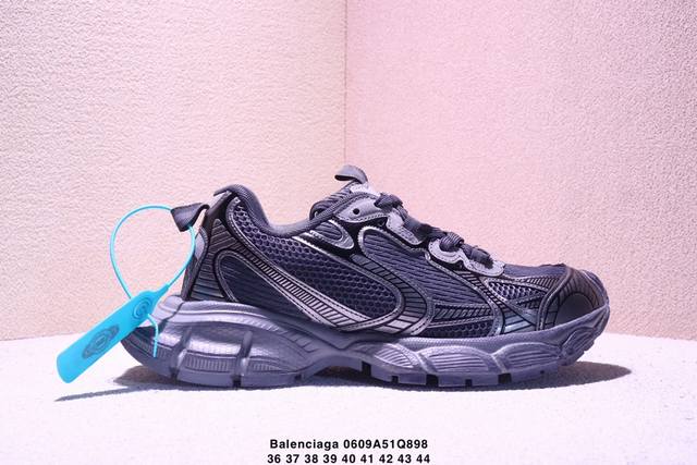 Balenciaga巴黎世家 Phantom Sneaker 复古老爹鞋 巴黎世家3Xl 官方全套配件鞋盒 鞋带 防尘纸配套齐全 货号:734734 W3Xl4